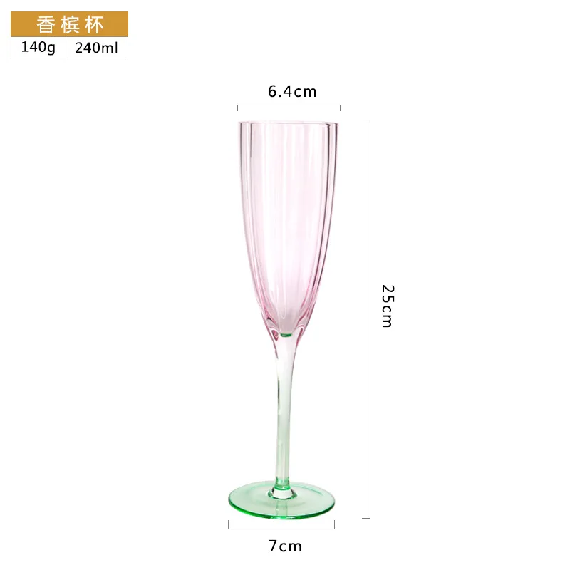 Crystal Wine Glasses Painting Luxury Crystal Glasses Wine Cup  Glasses Champagne Wine Glass Champagne Flutes