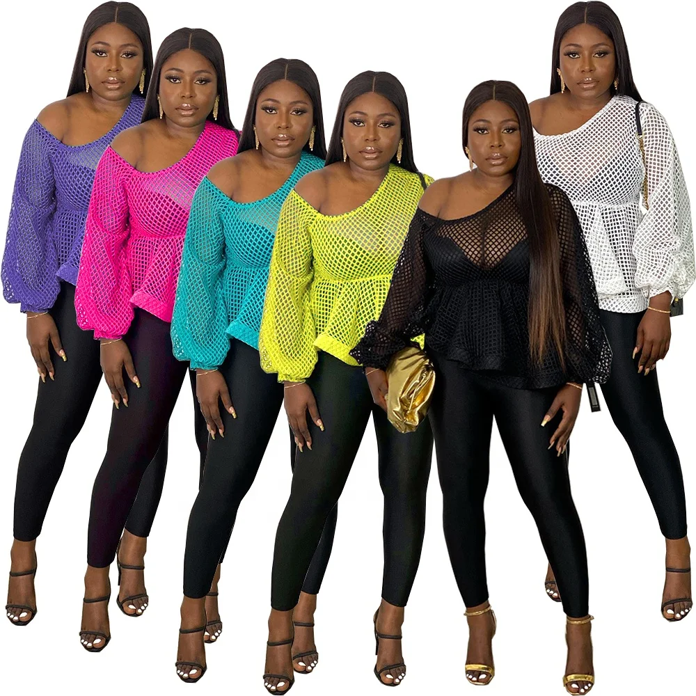 African Sexy Shirt See-through Dress Top Fashion Design Mesh High Quality  Puff Sleeve Blouse Casual Europe American Women - Buy African Sexy  Shirtdress Top Fashion Design Mesh High Quality Puff Sleeve Blouse