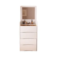 Makeup Vanities White Makeup Table with Stool Dressing Makeup Vanity with mirror for Bedroom