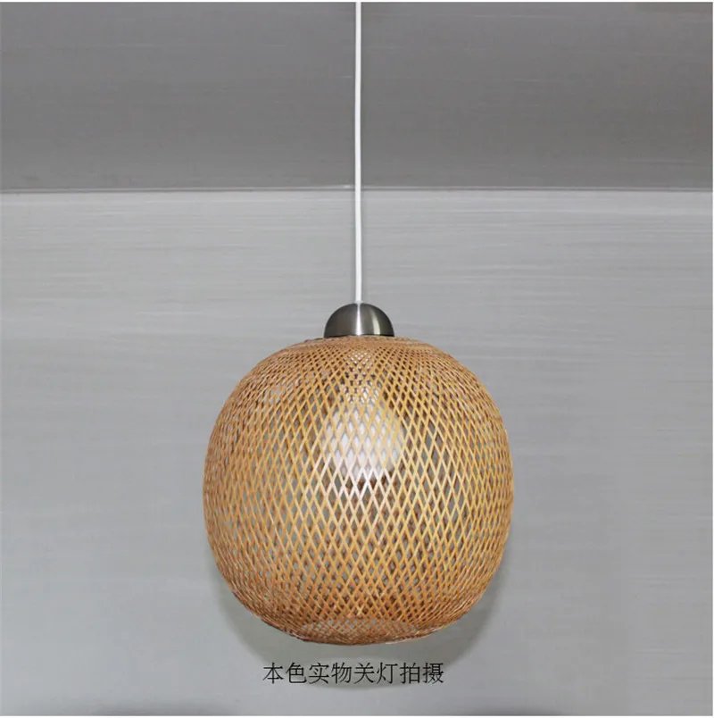 Janpanese interior designer fancy light for home bamboo lamp shades modern craft hanging pendant light