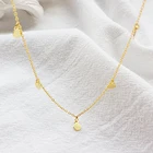 Jewelry 18k Gold ZOLA Minimalist 925 Sterling Silver Jewelry 18k Gold Minimalist Choker Necklace For Women