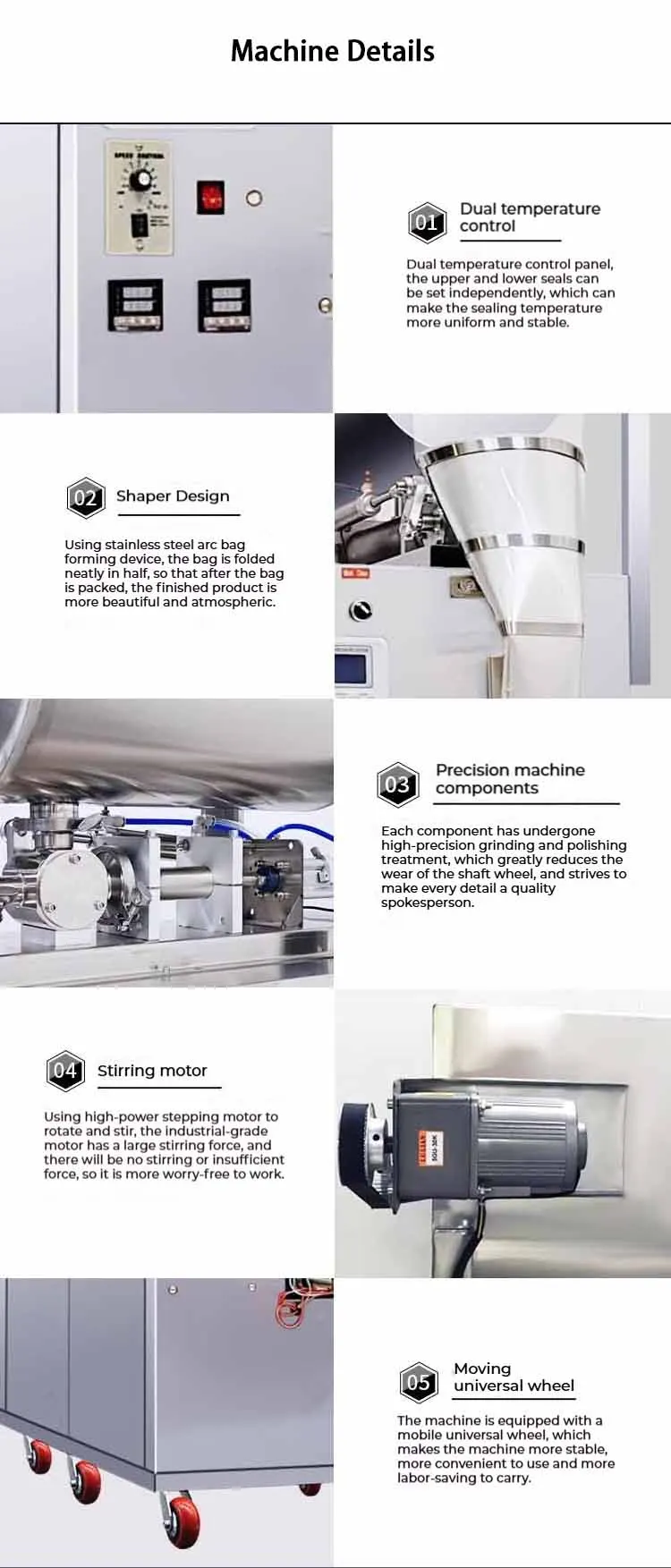 Automatic 4 side seal Sachet Liquid Packing Machine for Tomato Ketchup Packaging Factory Price