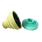 Hair Hot Sale Heat-resistant Silicone Hair Diffuser Universal Curly Hair Dryer Attachment Folded Diffuser