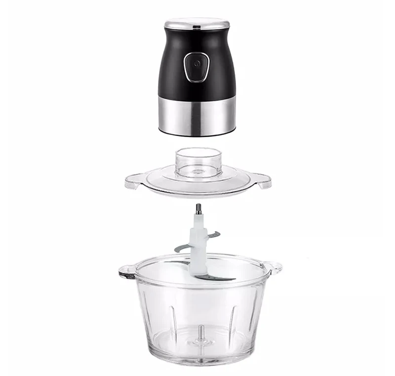 Household Food Chopper With Glass Bowl And Fruit Juicer Multifunctional