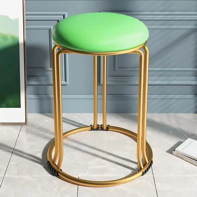 New Hot Selling Modern Luxury Gold Dinning Room Round Chair For Home