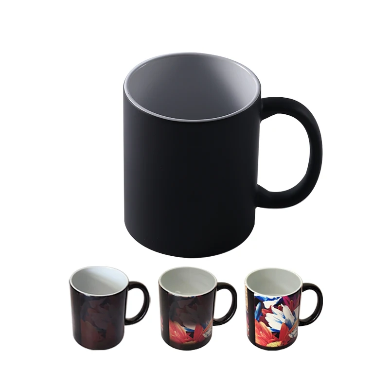 High-Quality China Top Sell Environmental Friendly 11oz Magic Sublimation Mug Colour Changing Mugs