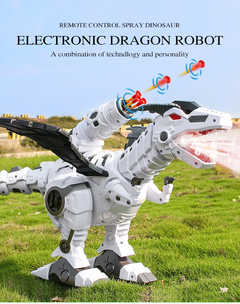 Fire bullets function juguetes de dinosaurio toys r us robot mechanical remote control dinosaur toys for kids
