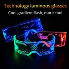 Halloween Party Led Light Up Glasses Luminous Led Technology 2050 Glasses
