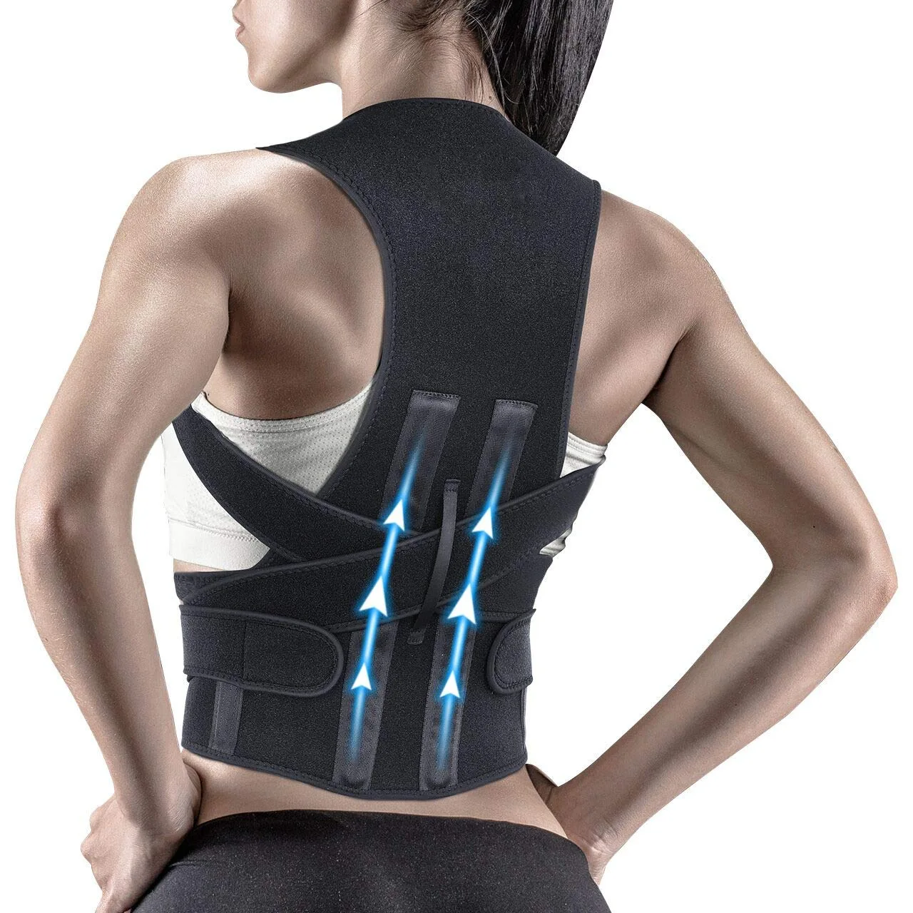 Posture Corrector Adjustable Back Shoulder Support Body Brace Belt Men Woman Kid 