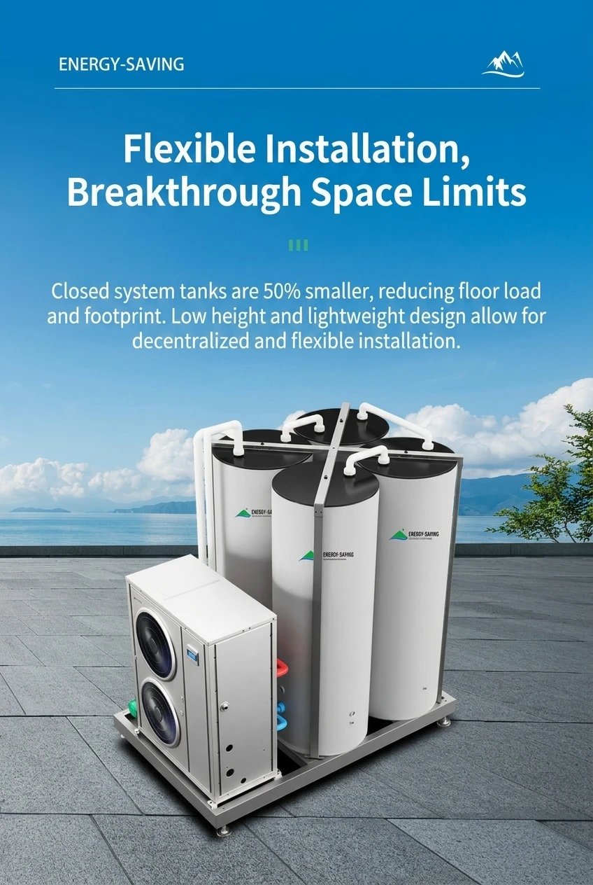 Air Source Heat Pump, 5HP, EVI, 10°C - detail 20
