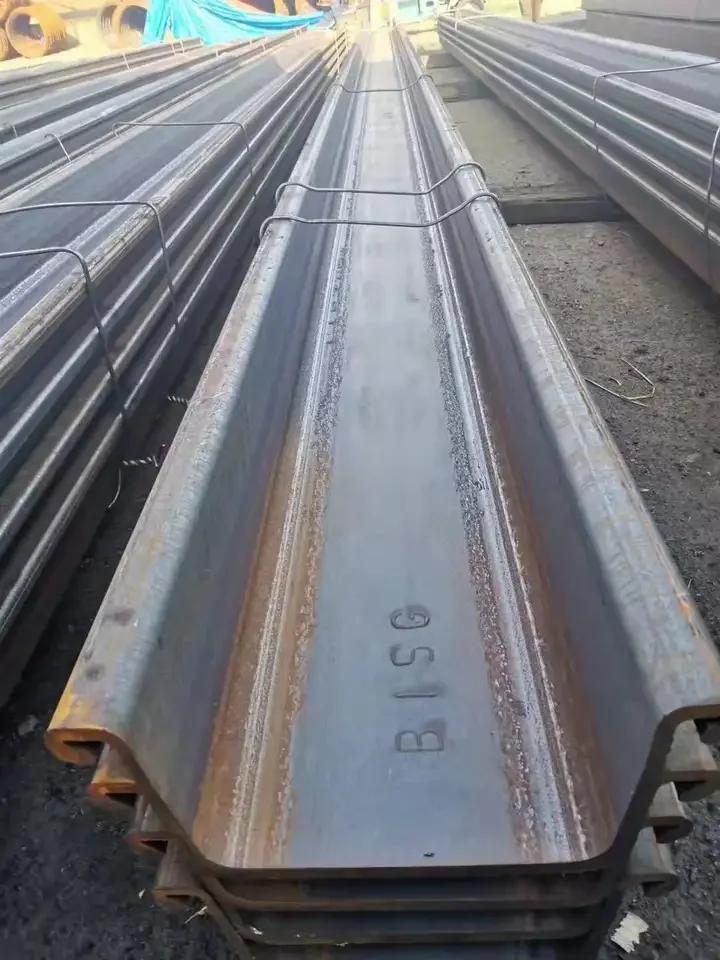 U Shaped Steel Sheet Pile Hot Rolled Steel Sheet Pile Building