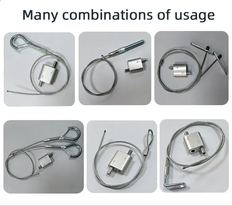 1.5MM Adjustable Cable Looping Gripper with 100kg Load for Lighting Systems and 7 Days Delivery