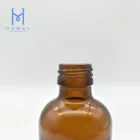 Glass Bottle Glassglassglass Amber Boston Round Syrup Glass Bottle 120ml With ROPP Cap