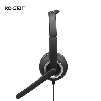 Hot selling 3.5mm wired headset with volume and mic control knob for online chatting call gaming listen music