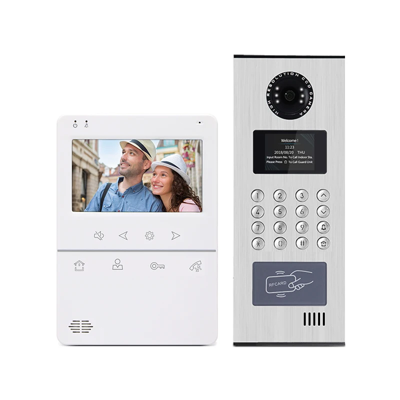 multi apartment video door phone price