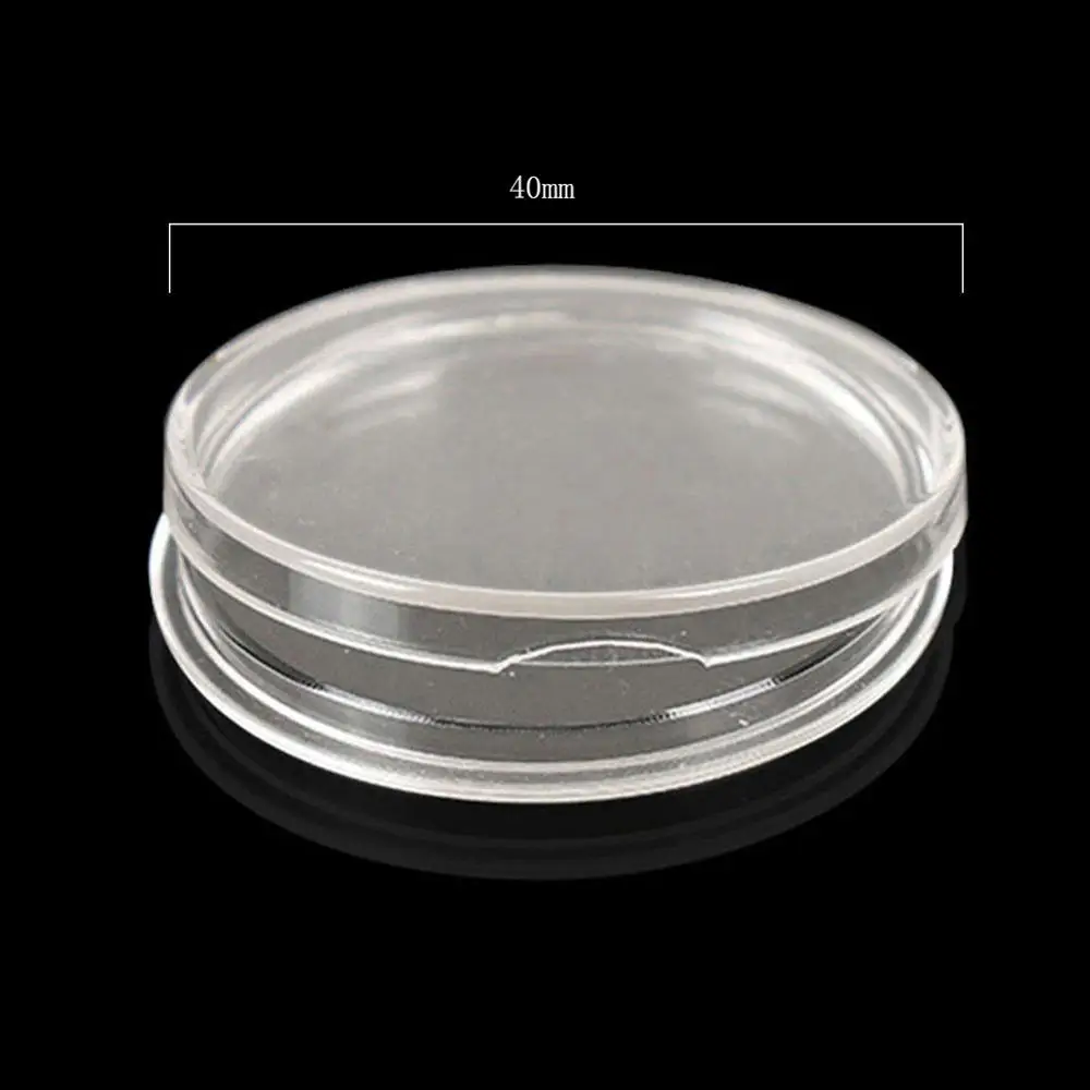 5PCs PCCB High Quality Acrylic Coin Capsules Display Holder Case 23mm Insert