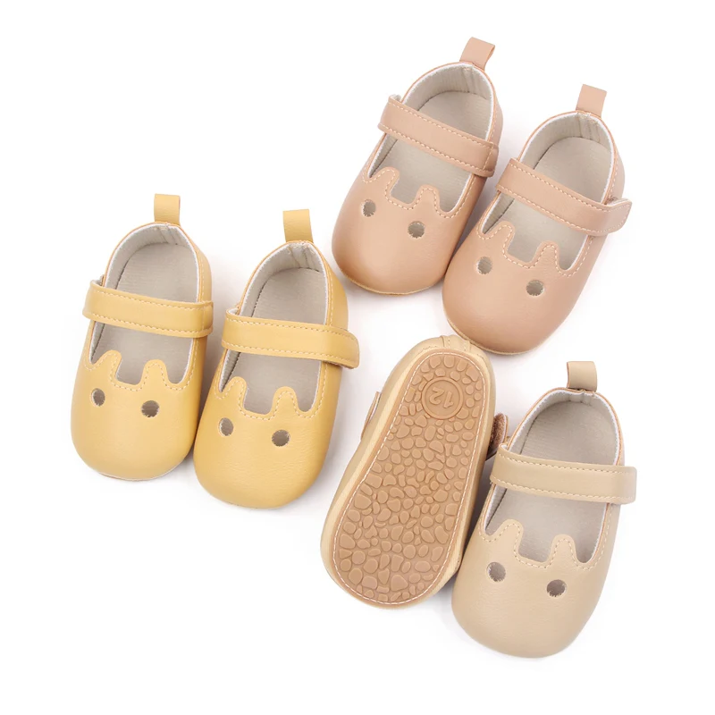 Spring and Autumn New Female Baby Shallow Mouth Hole Baotou Baby Soft Sole Walking Shoes manufacture