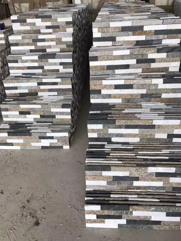 Yellow Slate Culture Stone, Stacked Stone, Exterior Wall Panel