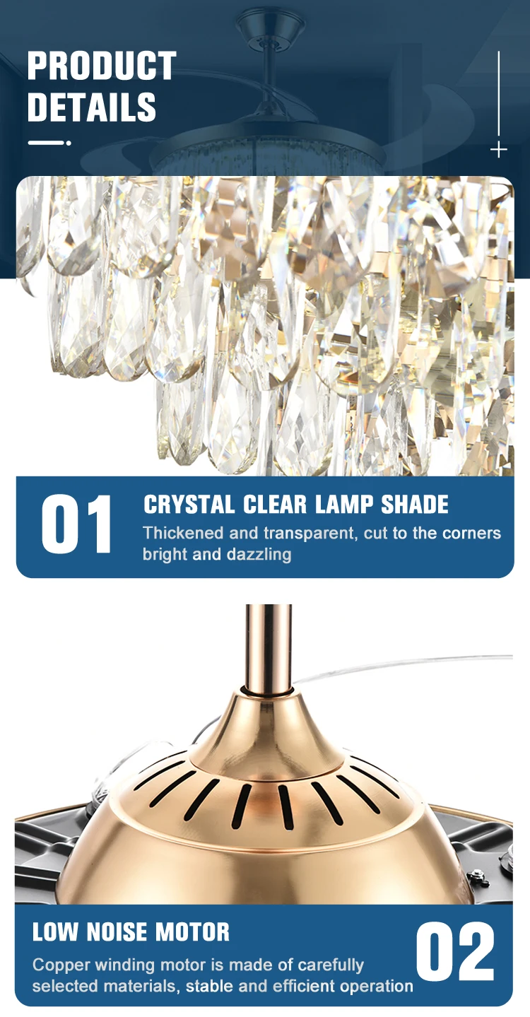 Ceiling Fan, LED, 22W - detail 16