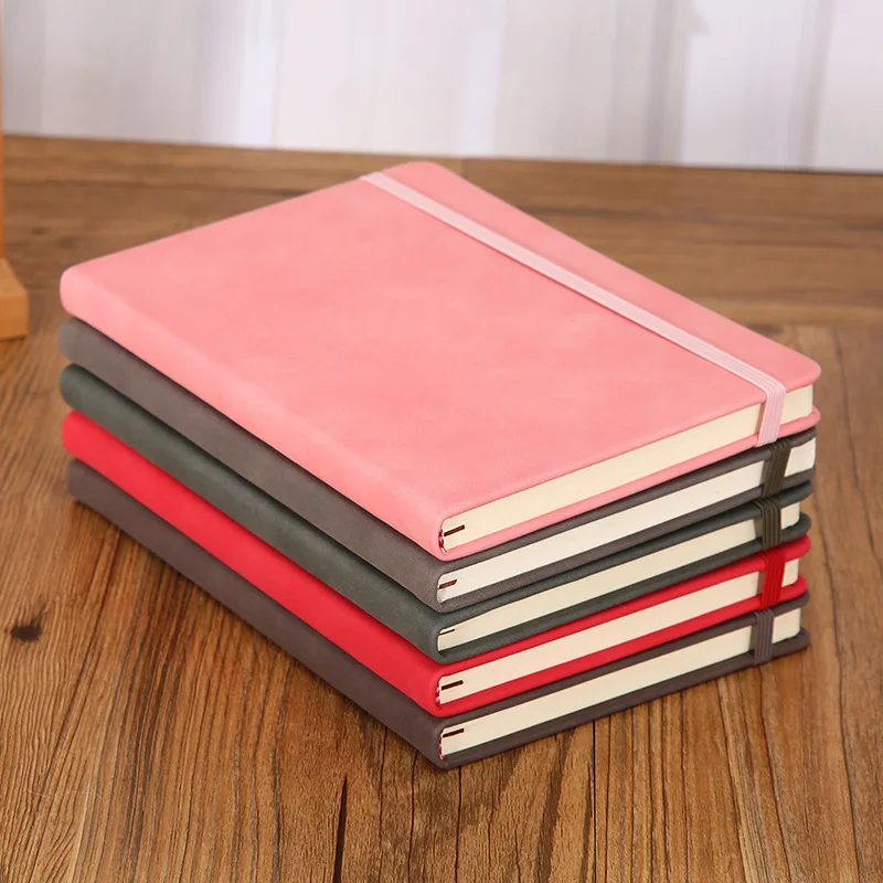 Eco Friendly Soft Cover PU Embossed Journal Leather Notebook With Customized Promotion Logo Diary Notebook