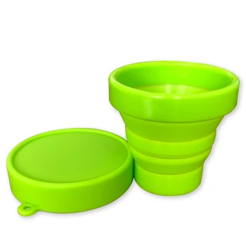 2024 Wholesale Portable Outdoor Travel Collapsible Durable Cup Collapsible Silicone Beverage Cup