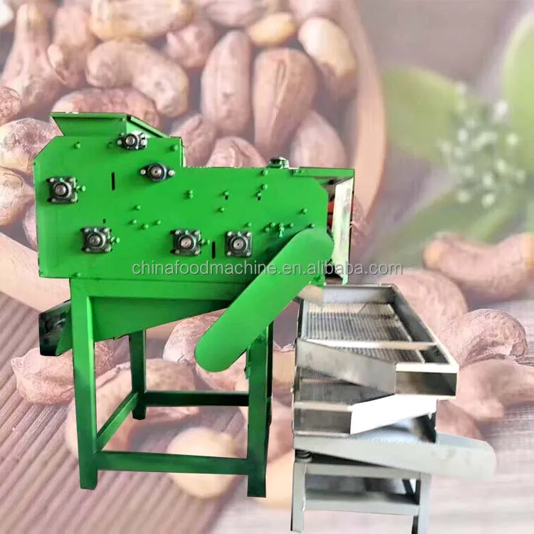 1 Automatic South Africa Raw Almond Nut Cashew Fruit Nut Shelling Peeling Processing Machine manufacture