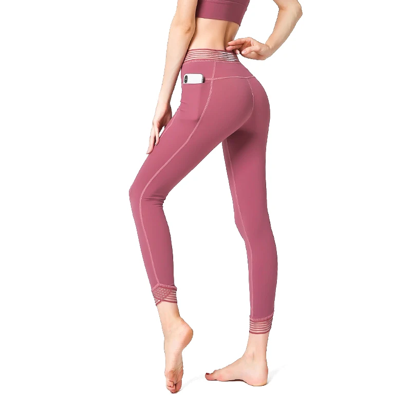 Fitness Gym Leggings With Pockets Women 