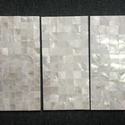 Mother Pearl Square 30x30mm White Polished Mother Of Pearl Shell Mosaic Tile For Kitchen Wall