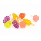 Fruit Shape Jelly Pudding 35g Pineapple Mango Grape Litchi Flavor Jelly In Mesh