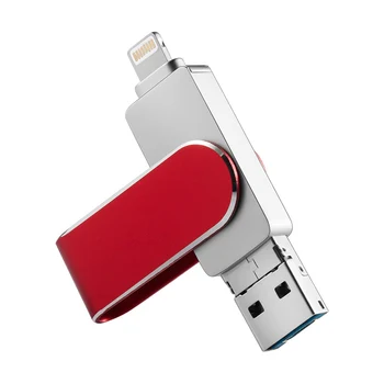 High Quality 3 in 1 OTG Flash Drive Corporate Promotional Gift items USB Memory Stick Used For iPhone