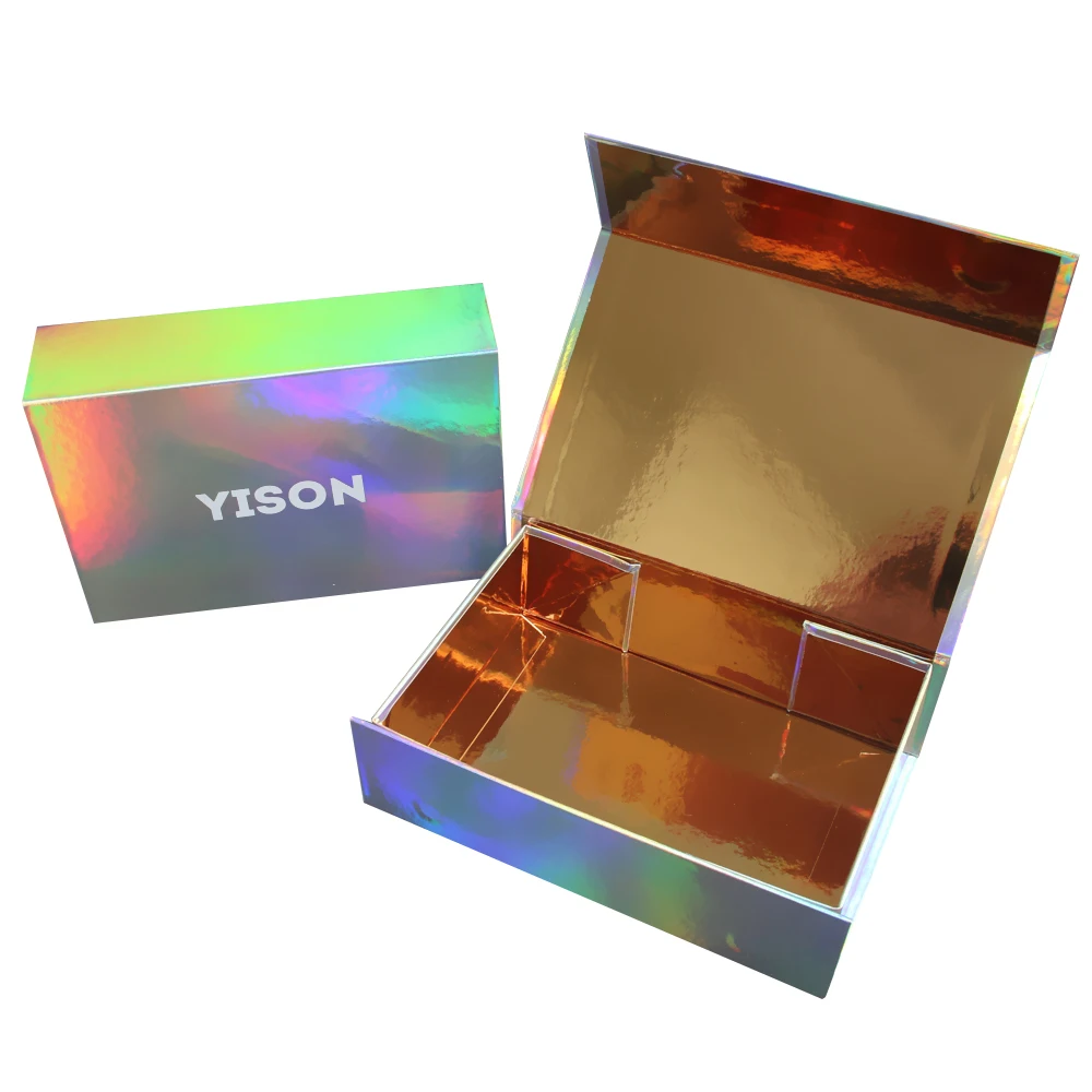 manufacturer custom cardboard gift packing box rose gold