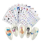 Nail Designs Stickers Chinese Guangzhou Nail Supplies Cartoon Designs Nail Art Stickers Decals 3D