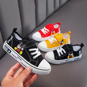 New design cheap cute cartoon kids canvas shoes