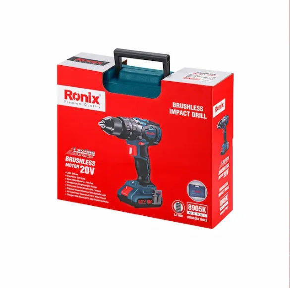 Ronix Series V Professional Cordless Brushless Power Tools Combo