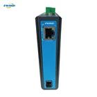 2-port Switch Mini Styles 1PG 1GF 2-port 1000M Industrial PoE Media Converter Switch