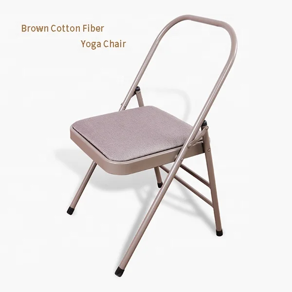 Yoga Chair Folding YogaStudio Fitness No Front Bar Reinforced steel Iyengar 