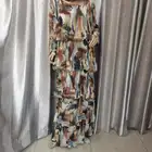 Dress Chiffon Girl's Long Sleeve With Scarf Summer Dress Islamic Dress For Muslim Lady Long Dress
