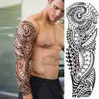 Tattoo For Male Custom Cheap Price Temporary Tattoo Full Arm Large Fashion Tattoo Sticker For Adult