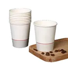 Paper Juice Custom Logo Printed 100% Raw Material Single Wall Paper Cup For Hot Chocolate And Juice