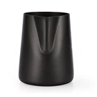 Coffee High Quality Stainless Steel Matte Black Espresso Coffee Latte Metal Milk Frothing Pitcher