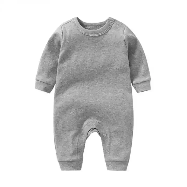 manufacturer High Quality Baby Boy Romper Jumpsuit 100% Organic Cotton Baby Tog Rated Sleepwear Jumpsuit Newborn Organic Cotton