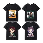 T-shirt Trend New Demon Slayer T-shirt Anime Short Sleeve Trend Casual Loose Breathable Men's T-shirt