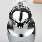 Coffee Pot For Good Quality 650ML Chrome Coating Metal Body Zinc Alloyed Handle Glass Vacuum Coffee Pot For Personal