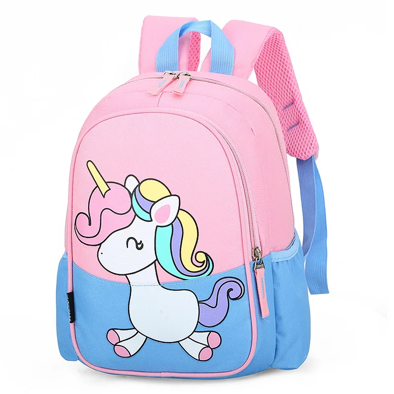 Hotselling Wholesale Cheap Price New Cartoon Unicorn Print School Bags Girls Unicorn School Bag