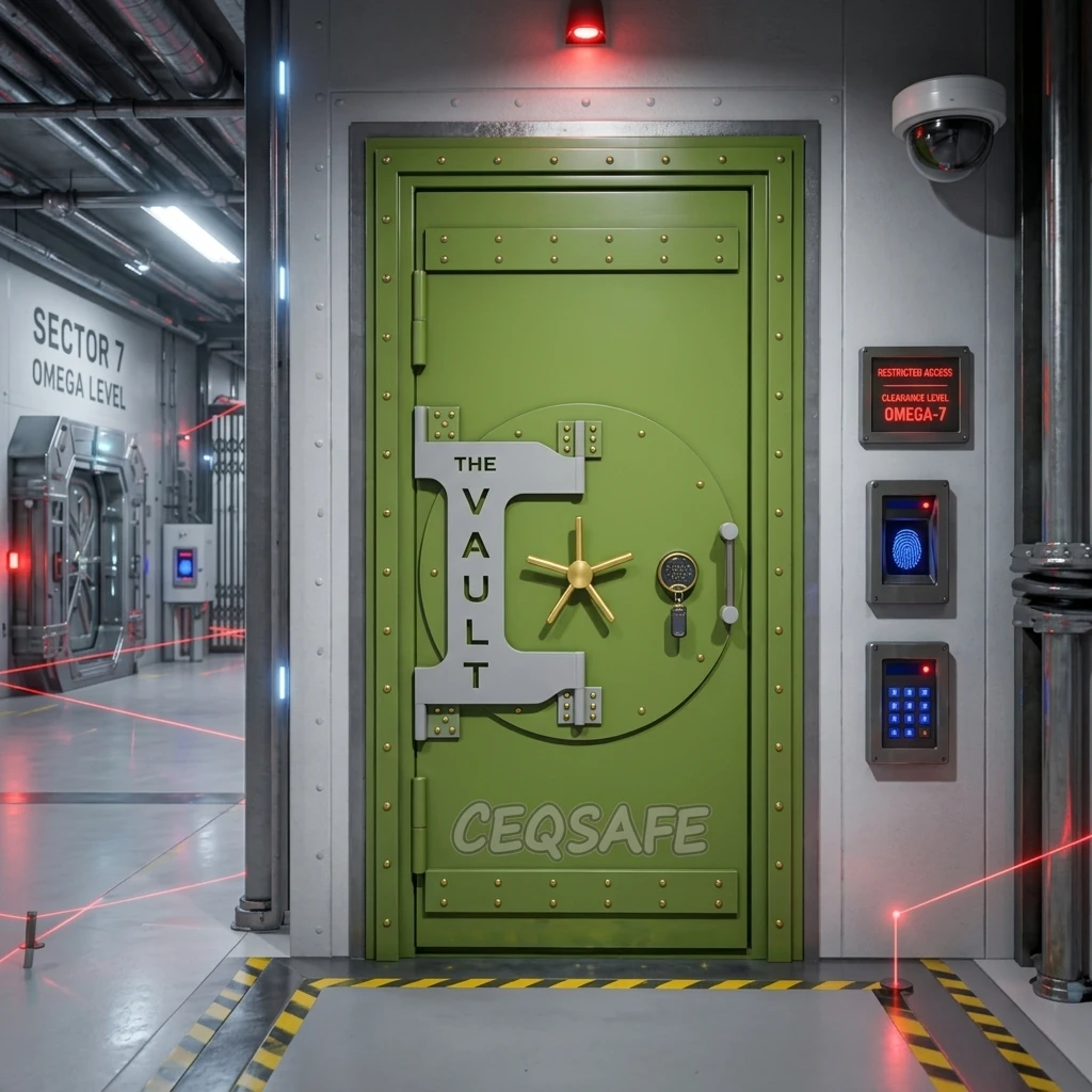 product ceqsafe home bank museum hotel escape room anti theft steel vault door with key lock blast proof heavy duty-6