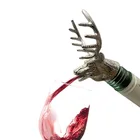 Wine Red Bring Wine Deer Animal Head Luxury Wine Mouthi Zamac Red Wine Glass Bottle Cork Pour The Wine