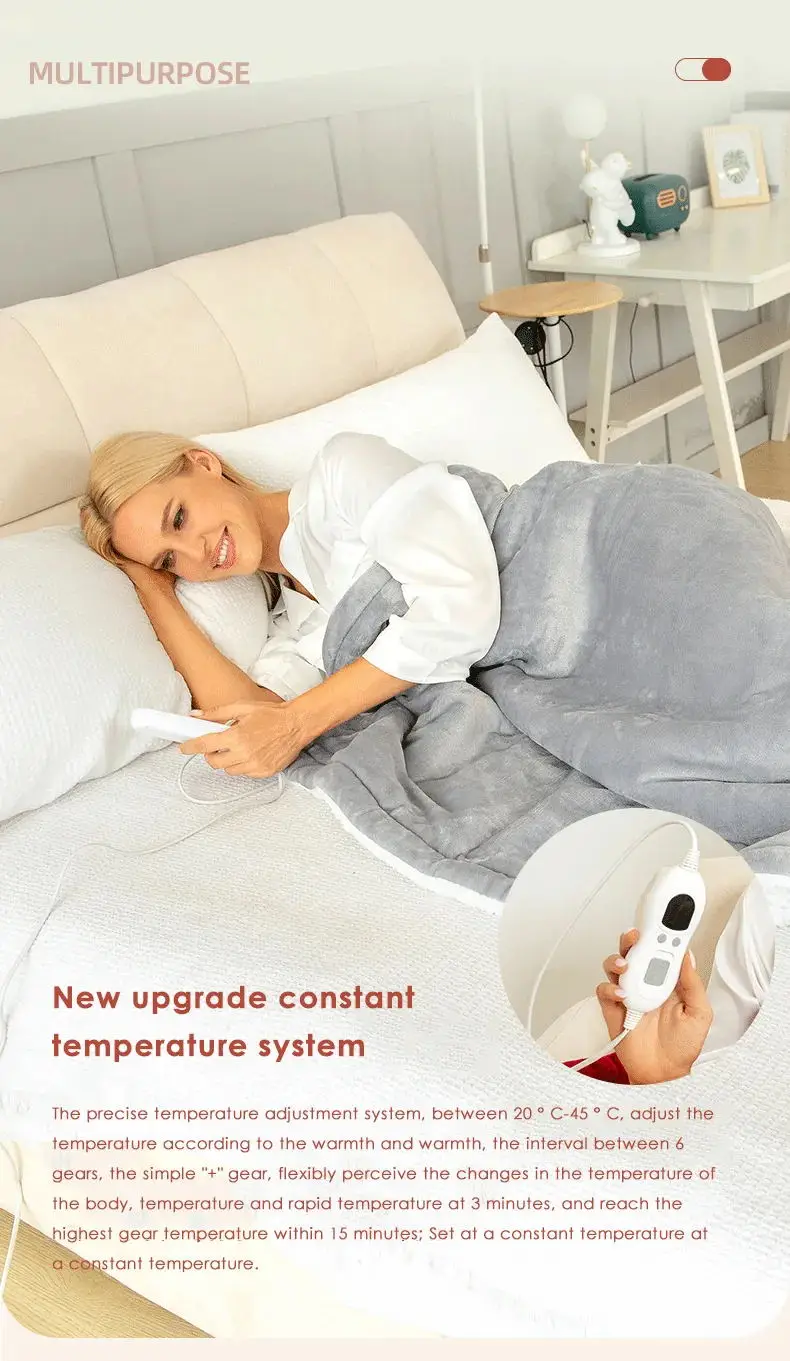 Weighted Electric Under Blanket, AC220V, EU Plug - detail 20