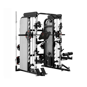 Best Multi functional Gym Fitness Bodybuilding Exercise Equipment 3D Smith Machine