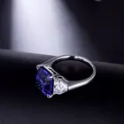Ring Rings Professional Manufacture Cheap Dainty Blue Sapphire Customize Womens Ring