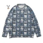 Sweater OEM Latest Style Winter Knitwear Printing Ribbed Pullover Sweater Mens